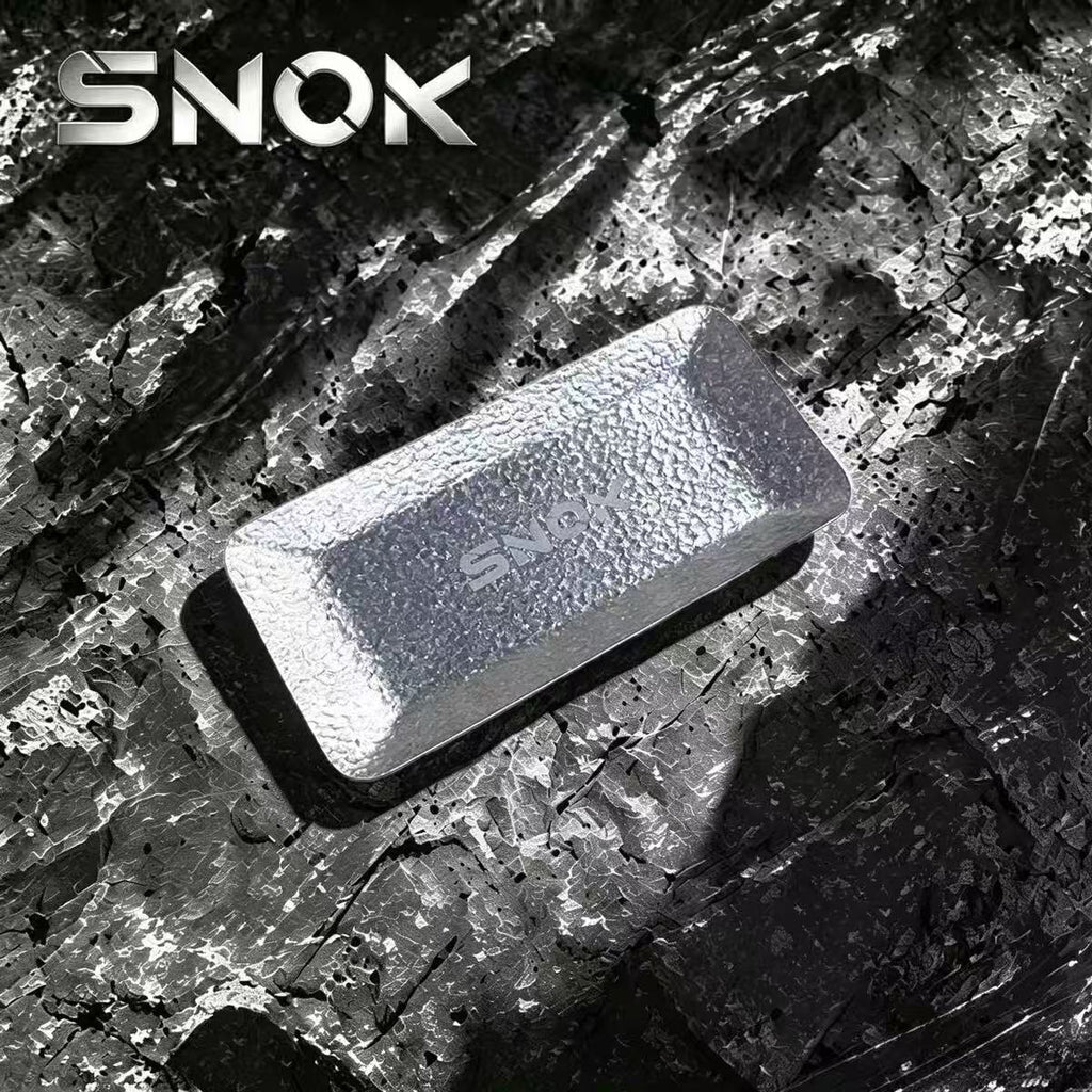 SNOK Pure Titanium Rolling Tray, Portable Metal Storage Plate For Herb Rolling, Jewelry Beads, Walnut Wenwan, Custom Laser Engraving Available