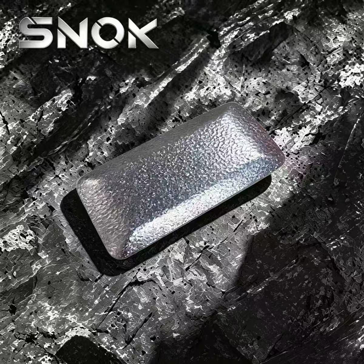 SNOK Pure Titanium Rolling Tray, Portable Metal Storage Plate For Herb Rolling, Jewelry Beads, Walnut Wenwan, Custom Laser Engraving Available