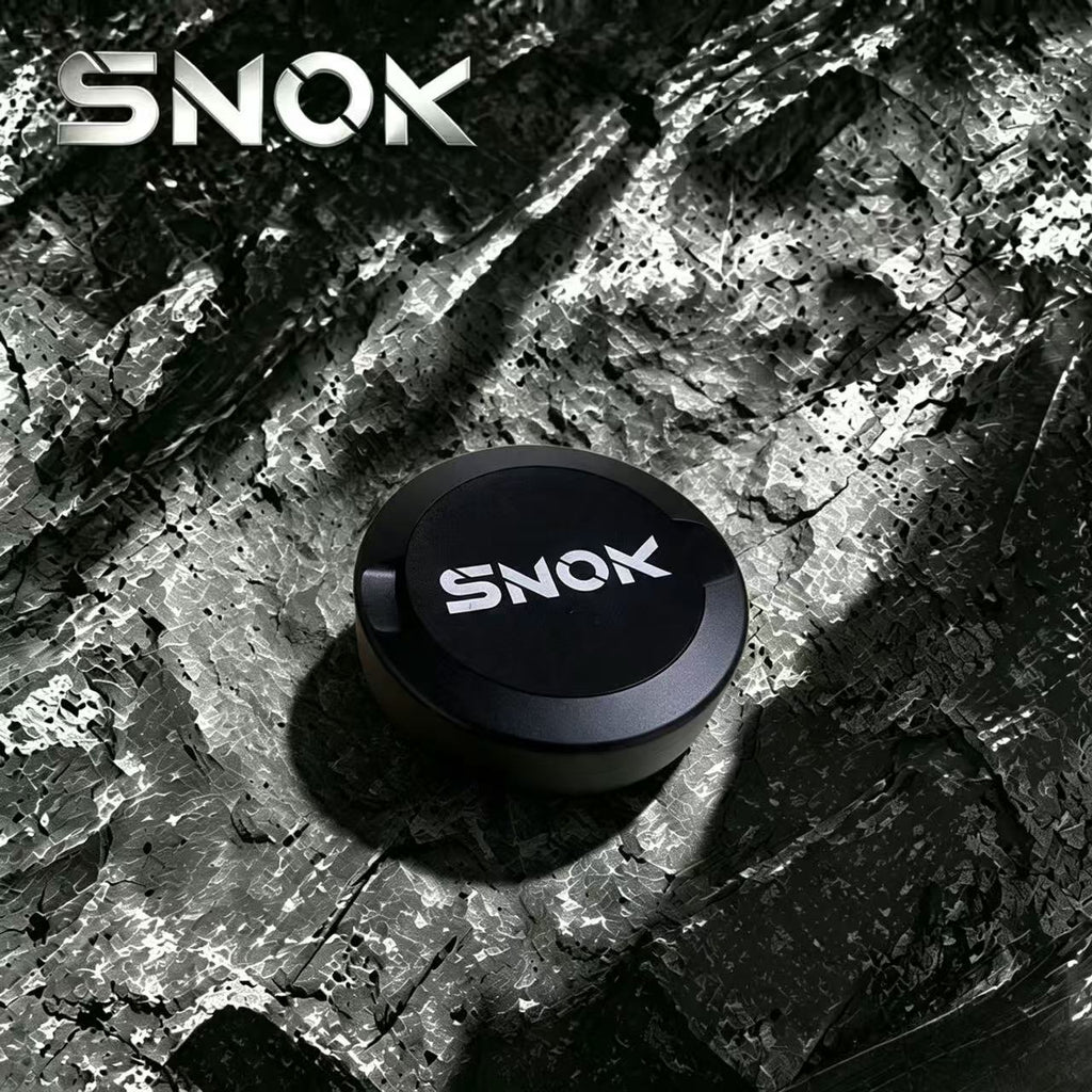 SNOK Portable Aluminum Tobacco Tin, Airtight Moisture Storage Case for Rolling Tobacco, Durable Container for Smokers