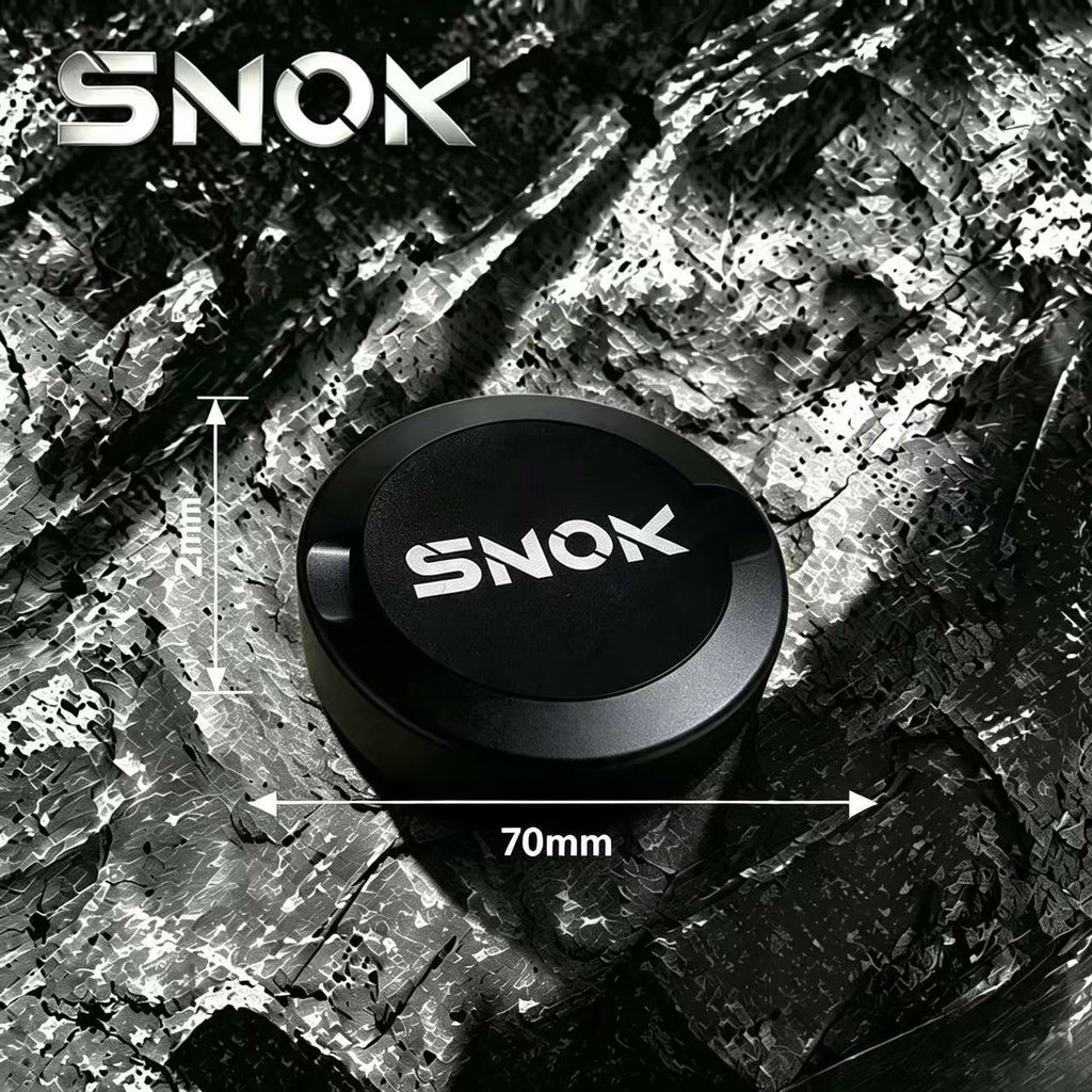 SNOK Portable Aluminum Tobacco Tin, Airtight Moisture Storage Case for Rolling Tobacco, Durable Container for Smokers