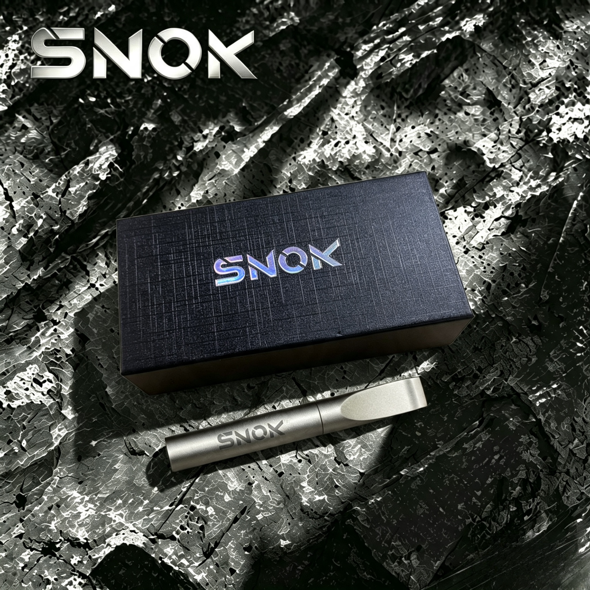 SNOK Hong Kong Pure Titanium Reusable Cigarette Filter Tip, Washable 3‑in‑1 for Regular Medium Slim Cigarettes Men Premium